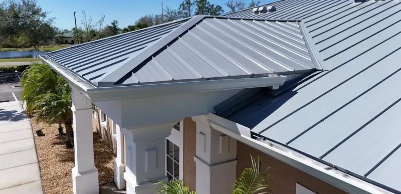 Metal roof completed by Epoch Roofing in Lakewood Ranch, FL