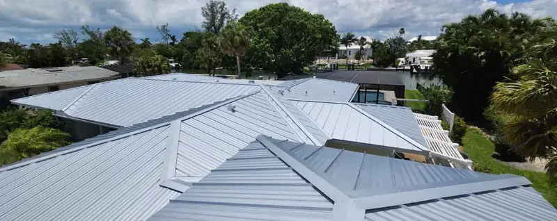 Example metal roof by Epoch Roofing