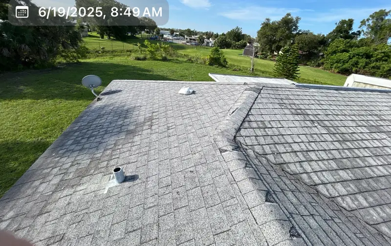 Architectural shingle roof completed by Epoch Roofing in North Port, FL