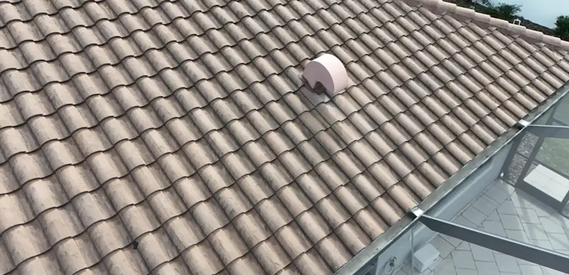 Concrete tile roof completed by Epoch Roofing in Sarasota, FL