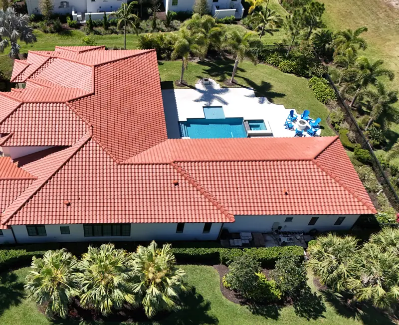 Example tile roof by Epoch Roofing