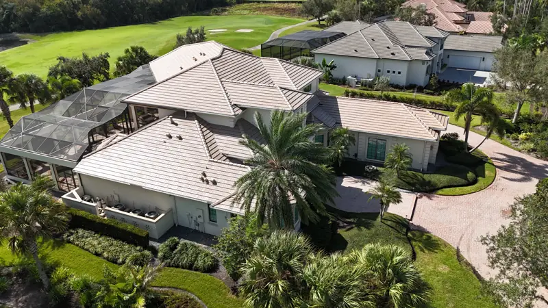 New concrete tile roof completed by Epoch Roofing in Sarasota, FL